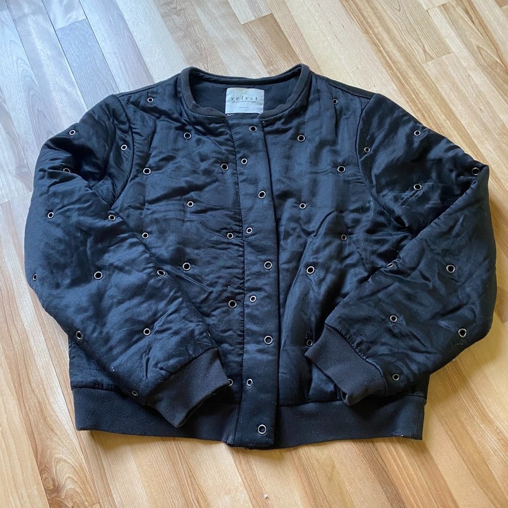 Puffer bomber jacket, by Velvet, size S